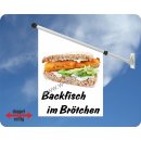 Flagge Backfisch mit Br&ouml;tchen