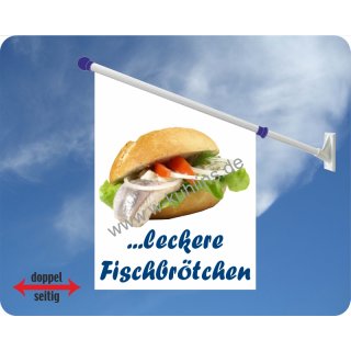 Flagge Leckere Fischbr&ouml;tchen