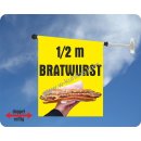 Flagge Bratwurst 1/2 m