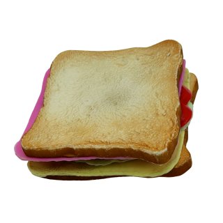 Kunststoffattrappe Sandwich Tomate Bacon