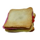 Kunststoffattrappe Sandwich Tomate Bacon