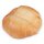 1 Stück Attrappe Brot hell rund ca. 17 x 14,5 cm