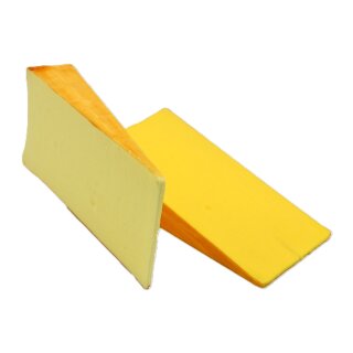 Attrappen Fontina Scheiben ca. 16 x 7,5 cm VE2