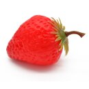 Attrappen 12 Stück Erdbeeren mit Grün