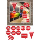 Aufkleber - Rabatt-Ankleber 10% Ø 32 cm