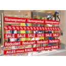 Aufkleber - Ankleber XXL "SALE" 250 x 15 cm