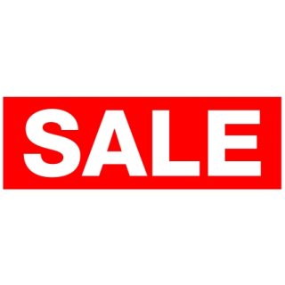 Aufkleber - Ankleber "SALE" 138 x 48 cm