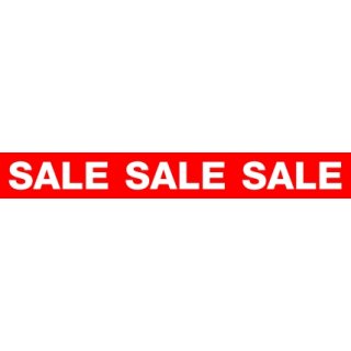 Aufkleber - Ankleber "SALE" 99 x 13 cm