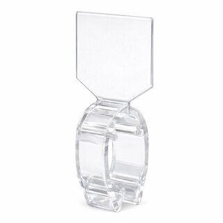 1 Stück Größenreiter für Ovalrohre transparent ohne Aufstecker