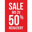 Rahmenplakat DIN A1 "Sale 50% Reduziert"