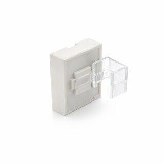 1 Stück Magnethalter für Plakatrahmen (quadratisch parallel) 36 × 32 mm, Haltekraft bis 5,6 kg