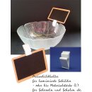 Schüsselpreisschildhalter 20 x 40 mm, weiß