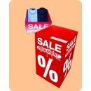 Verkaufsschütte „Sale Reduziert %“ ca....