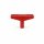 T-Stück 90mm, 10mm Durchmesser, Rot