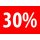 Rahmenschilder DIN A4 "30%" VE10