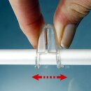 Spannrahmen aus Aluminium in verschiedenen Formaten - Wand- oder Deckenanbringung (beidseitig) Posterstrecher Bilderrahmen Plakathalter