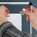 Spannrahmen aus Aluminium in verschiedenen Formaten - Wand- oder Deckenanbringung (beidseitig) Posterstrecher Bilderrahmen Plakathalter