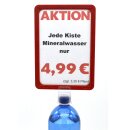 1 Stück PET-Flaschenhalter für Plakatrahmen (ohne Rahmen)