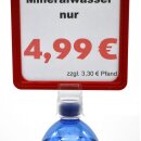 1 Stück PET-Flaschenhalter für Plakatrahmen (ohne Rahmen)
