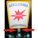 1 Stück PET-Flaschenhalter für Plakatrahmen (ohne Rahmen)