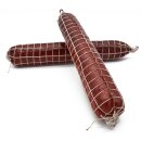 2 Stück Attrappen rote Salami im Netz ca. 45 x 6,5 x...