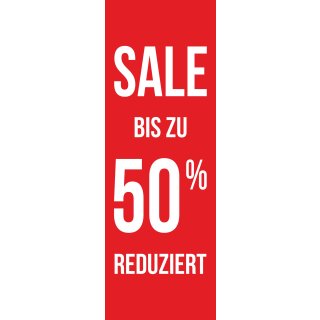 Langbahn "Sale - bis zu 50 % Reduziert"