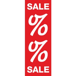 Langbahn "Sale Prozent" Set ohne oder mit Klemmschiene