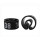 Tex-Clip® schwarz mit weißer Prägung Gr. 48 - VE25