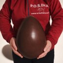 Attrappe Ei Osterei XXL - 30 cm schokoladenfarbig