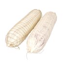 2 Stück Attrappen weiße Salami im Netz ca. 40...