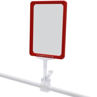 1 Set Plakatrahmen und Schutzhülle DIN A5 mit Universalklammer