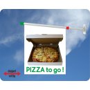 Flagge Pizza Karton