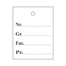 Papieretikett für Etikettierpistole 35x45mm weiß VE1000