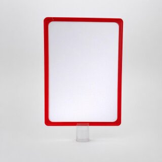 1 Set Plakatrahmen DIN A4 mit PET-Flaschenhalter (transparent)