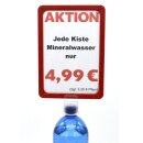 1 Set Plakatrahmen DIN A4 mit PET-Flaschenhalter (transparent)