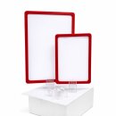 1 Set Plakatrahmen DIN A4 mit PET-Flaschenhalter (transparent)