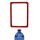 1 Set Plakatrahmen DIN A4 mit PET-Flaschenhalter (transparent)