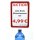 1 Set Plakatrahmen DIN A4 mit PET-Flaschenhalter (transparent)