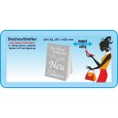 Dachaufsteller "Die Neue Collection" DIN A3