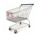 Korbdisplay für Einkaufswagen DIN A4 rot SET