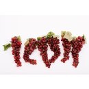 1 Stück Attrappe Weintraube mit 85 Beeren, 31 cm, rot