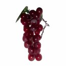 1 Stück Attrappe Weintraube mit 36 Beeren, 18 cm, rot